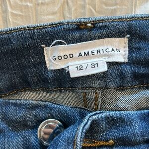 12/31 good American jeans, gently worn
